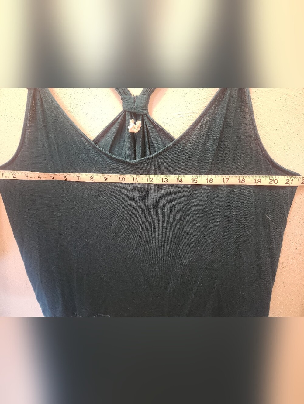 Maurices Teal Knot-Back Tank Top Size XL - Picture 5 of 5
